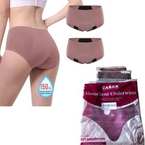 CARER Incontinence Underwear 150ml Leakproof High Waisted 3pk Women Size 2XL NWT